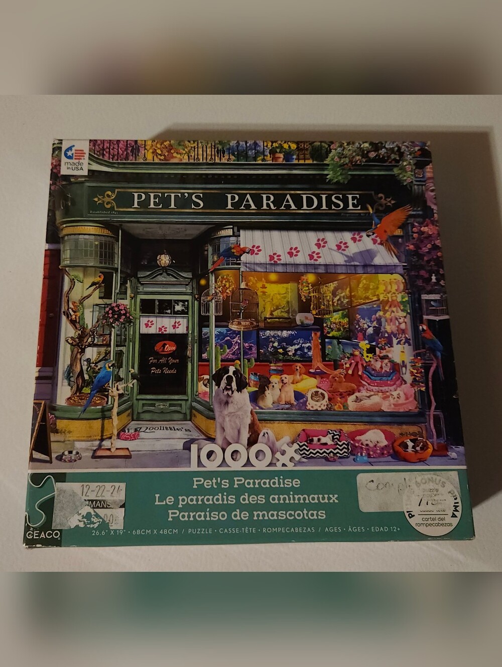 Pet's Paradise 1000-Piece Jigsaw Puzzle